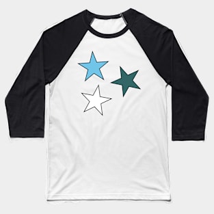 Tulane Star (3-Pack) Sticker Baseball T-Shirt